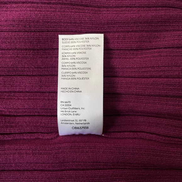 NWT Anthropologie Plum/Purple Long sleeve Sweater - Picture 13 of 14